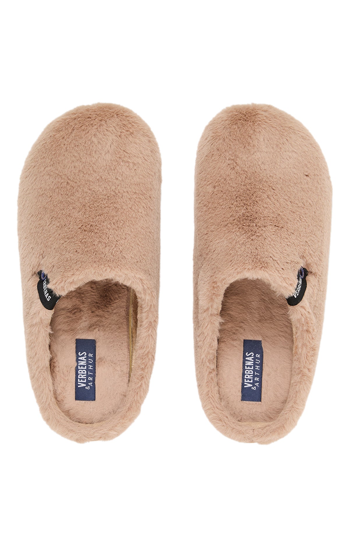arthur-bob-mules-cocon-camel-chaussons-femme-fourrure image 3