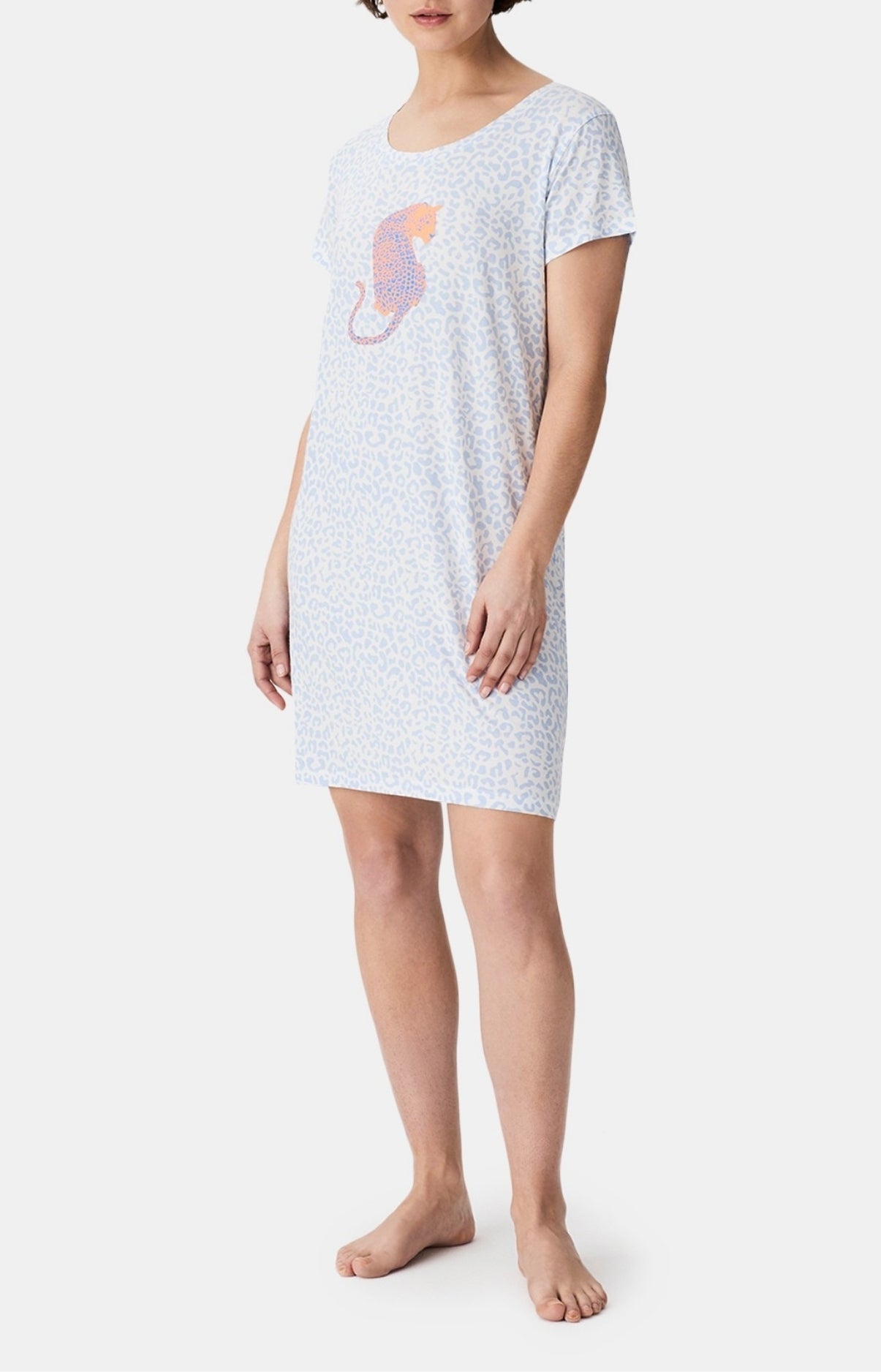 arthur-bob-f-lina-chemise-de-nuit-bleu-l-opard-jersey-femme image 4