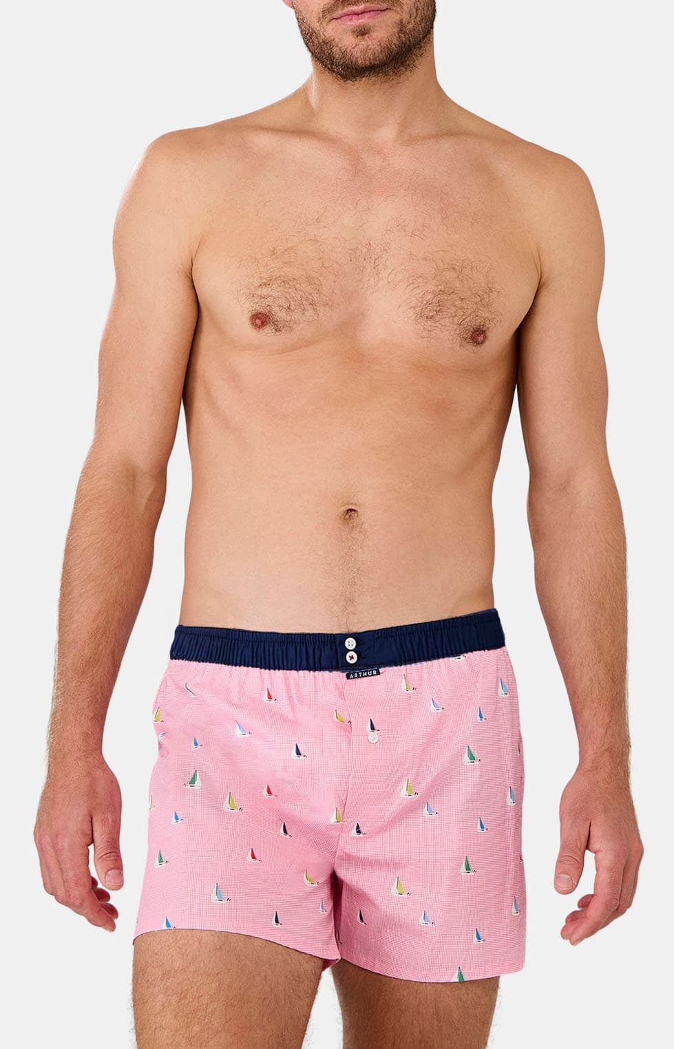 arthur-le-club-cale-on-n-1172-coton-bio-rose image 2