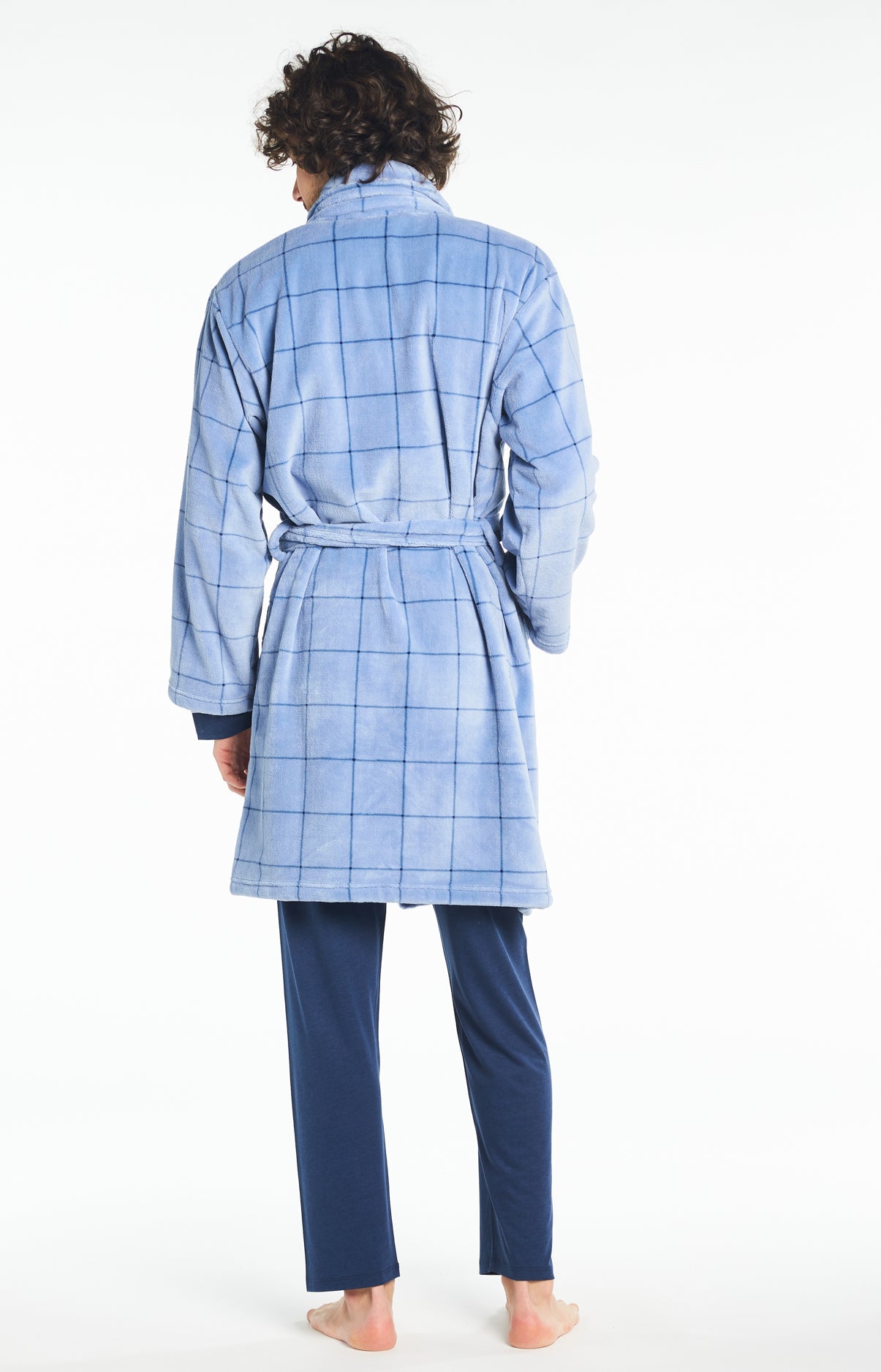 arthur-bob-azur-robe-de-chambre-carreaux-homme image 6