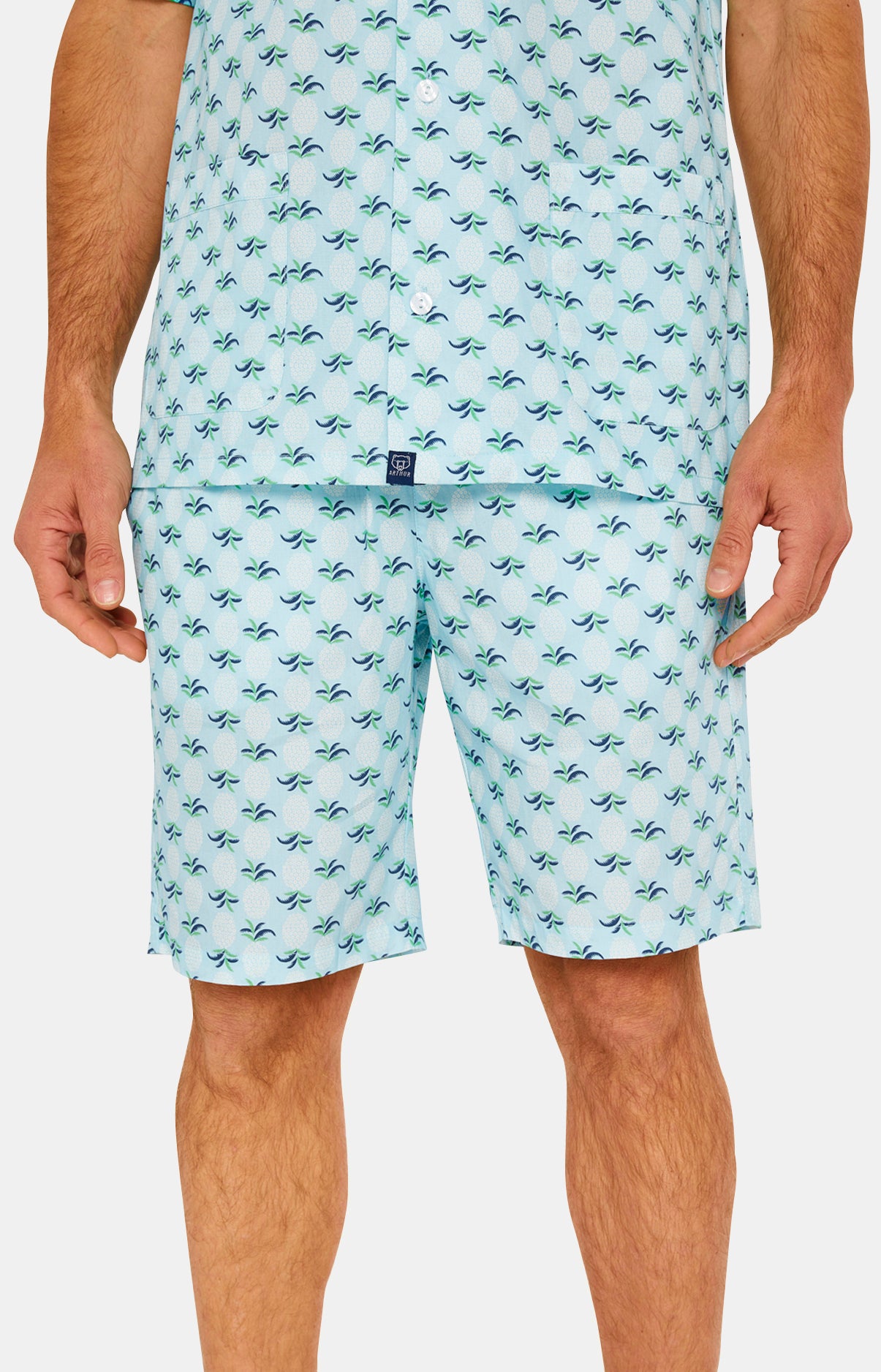 arthur-bob-ananas-pyjama-court-coton-lagon-m image 5