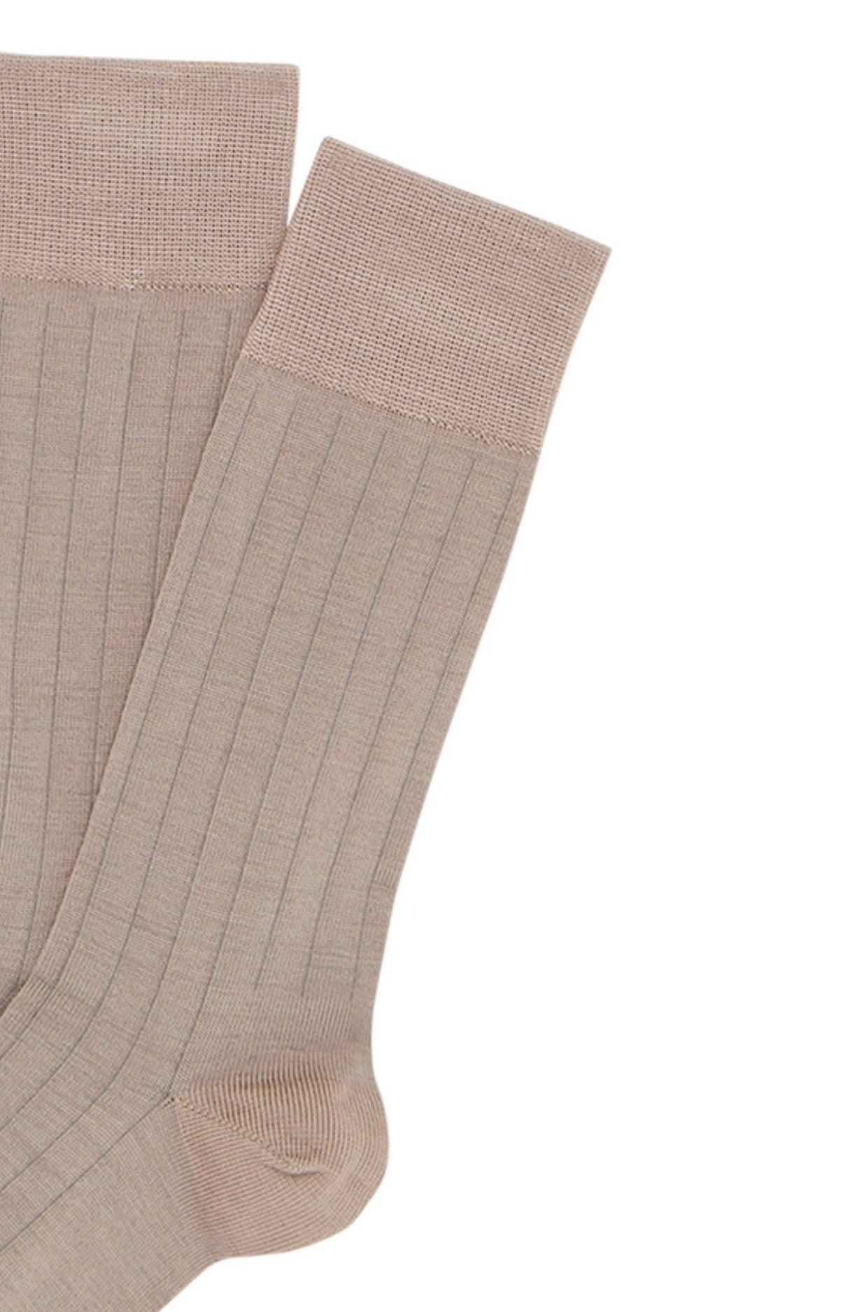arthur-bob-chaussettes-laine-et-coton-taupe-40-46 image 2
