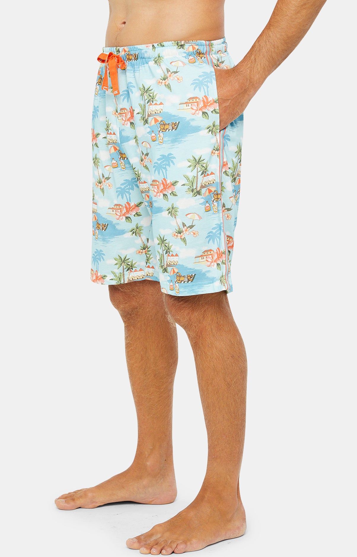 arthur-bob-rhum-pyjashort-homme-multicolore-coton-bio image 4