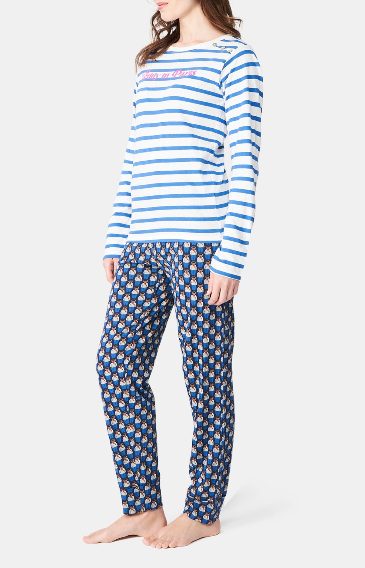 arthur-bob-teddy-in-paris-pyjama-marine-coton-bio image 4