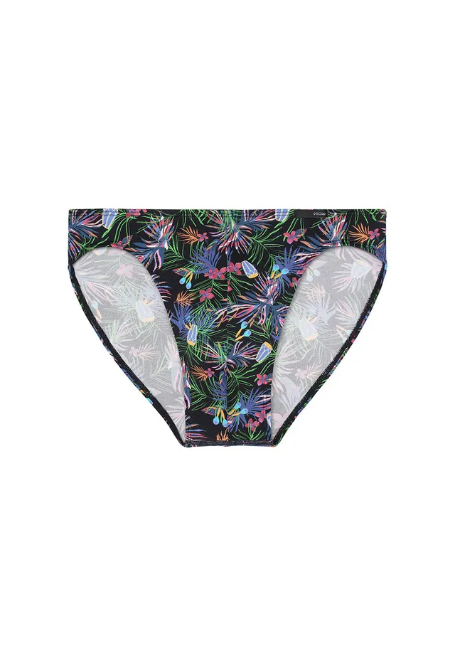 hom-funky-styles-slip-micro-confort-black-print-403015 image 1