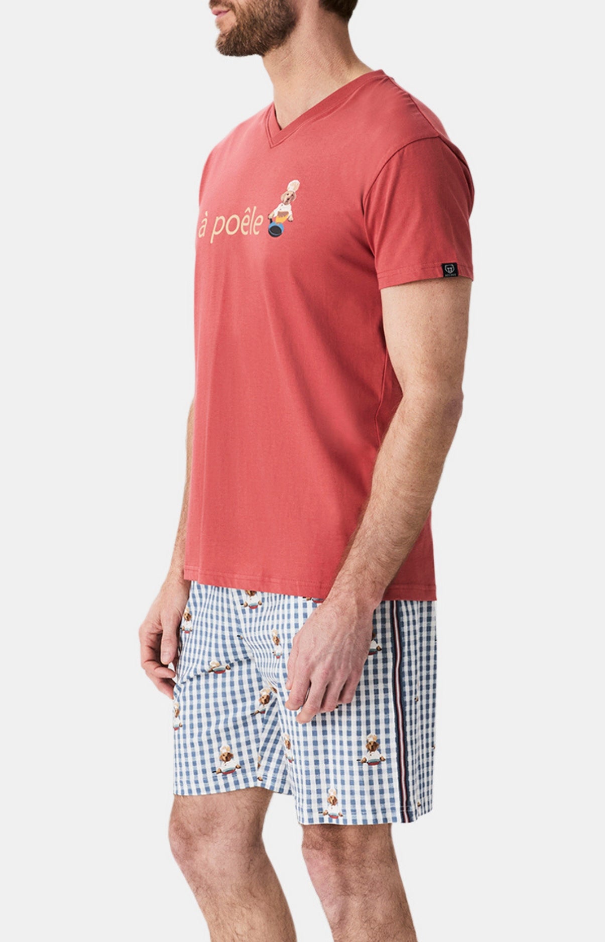 arthur-bob-a-po-le-pyjashort-homme-gris-coton-bio image 5