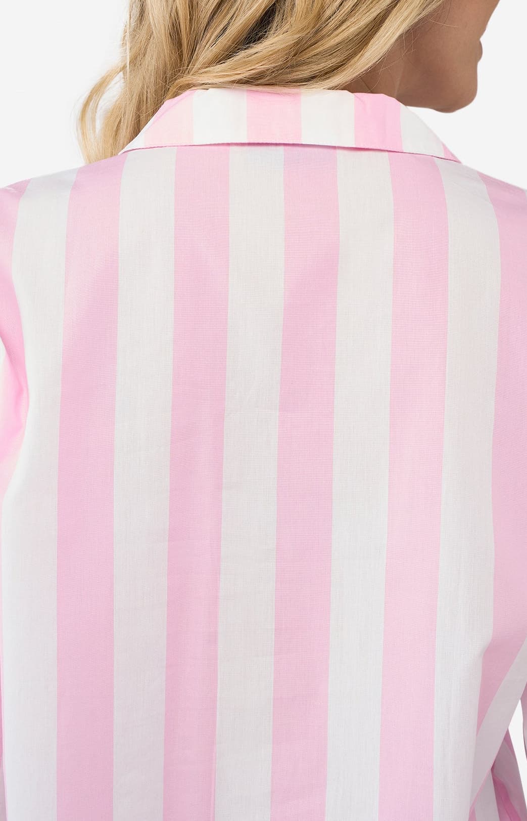 arthur-bob-louise-pyjama-court-rose-rayures-coton image 7