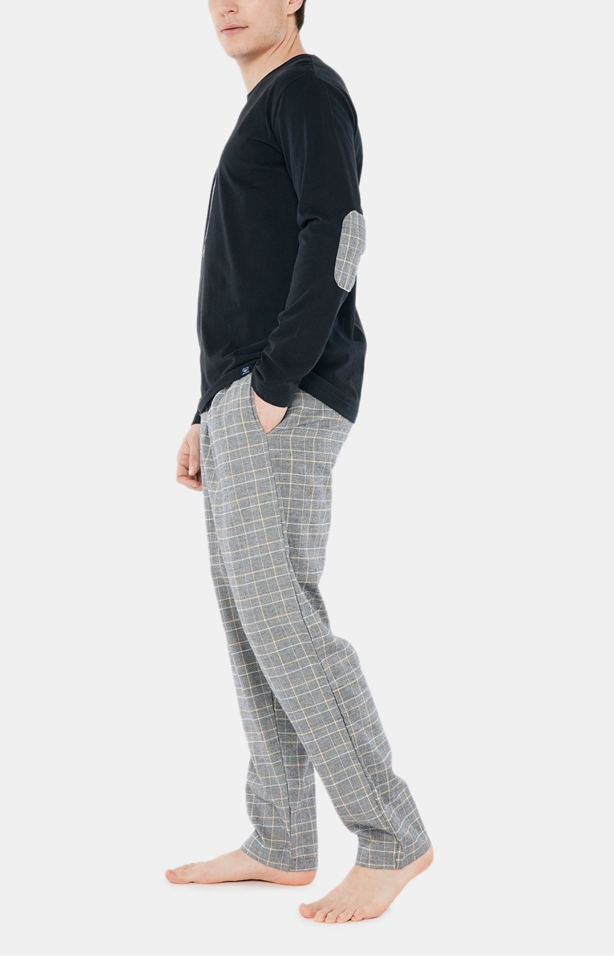 arthur-bob-pyjama-charles-homme-gris-coton-bio image 2