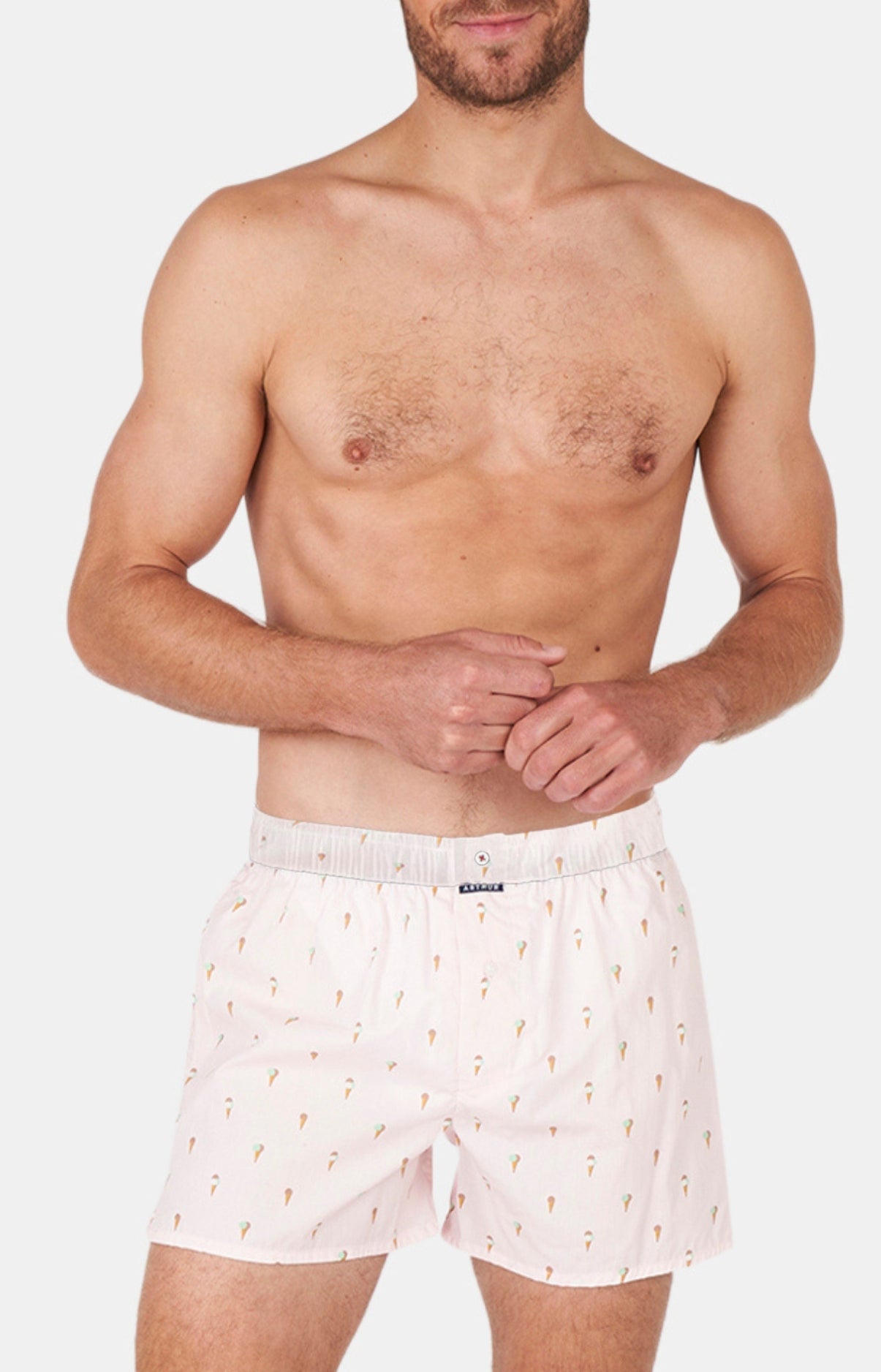 arthur-le-club-glace-cale-on-homme-rose-coton image 2
