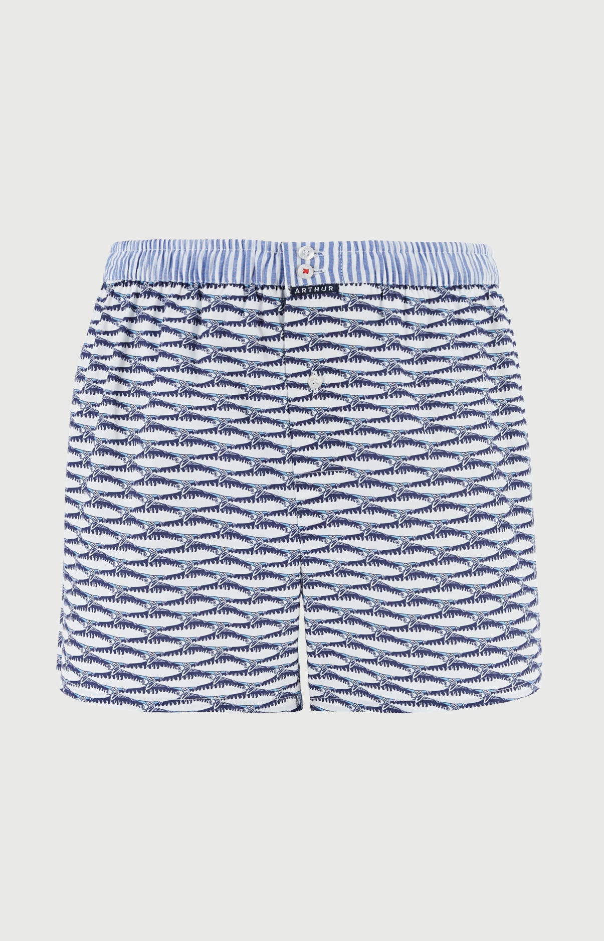 arthur-le-club-n-1207-cale-on-homme-blanc-coton-bio image 3