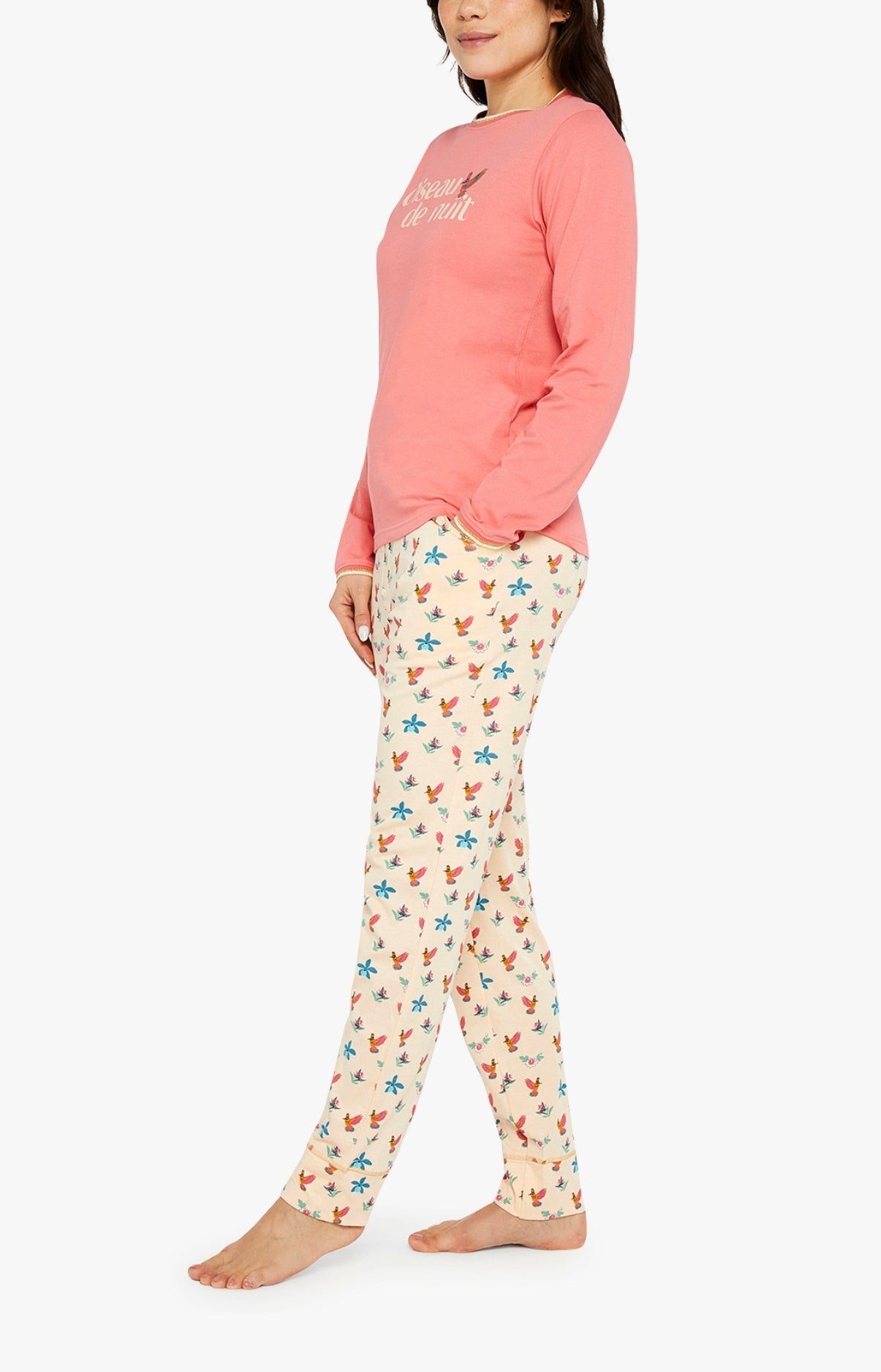 arthur-bob-colibri-pyjama-coton-bio-poudre-manches-longues image 5
