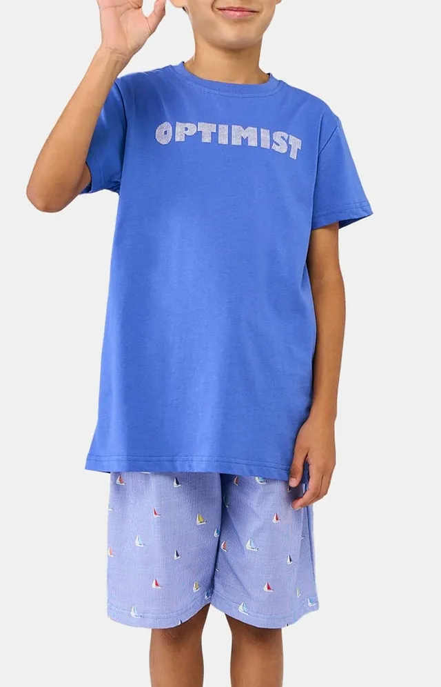 arthur-bob-boat-pyjashort-enfant-ciel-6a-coton-bio image 1