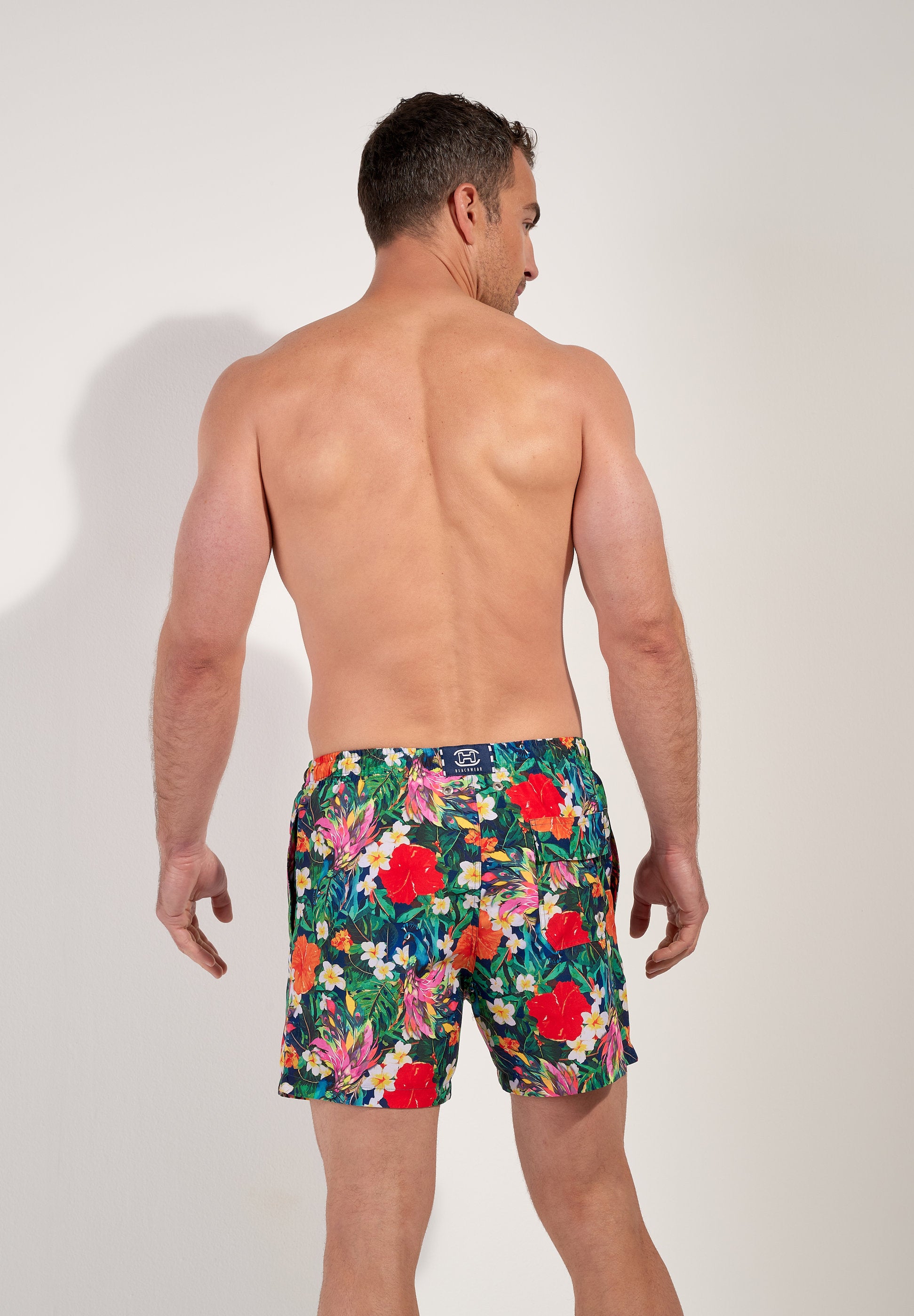 hom-h-fresh-peacock-beach-short-de-bain-multicolore-polyester image 3