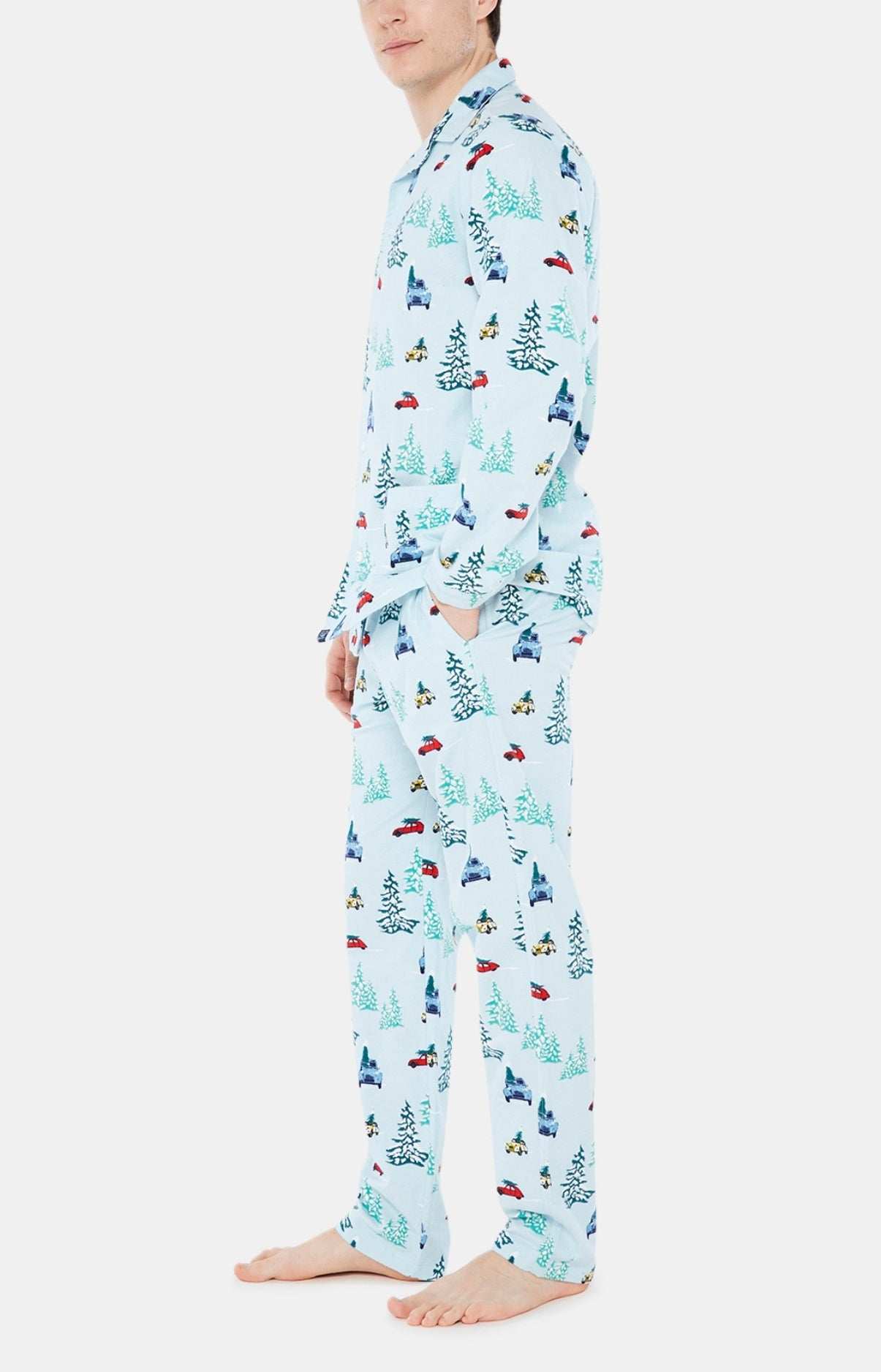arthur-2cv-pilou-pyjama-boutonn-homme-glace image 2