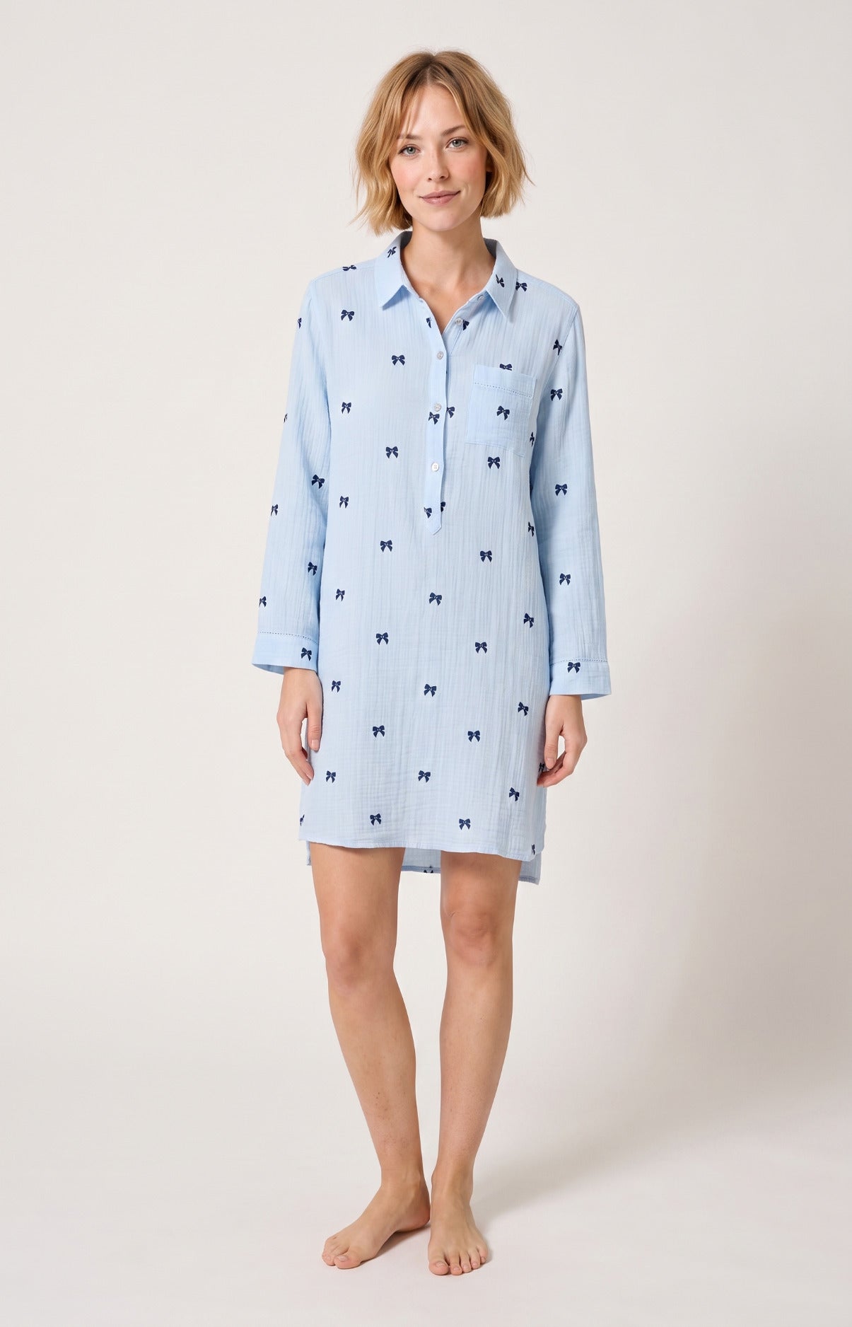 arthur-bob-rosie-chemise-de-nuit-gaze-coton-ice image 1