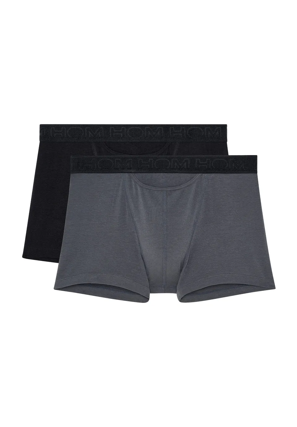 hom-ho1-boxerlines-2-boxer-homme-noir-gris-lot-2-coton image 1