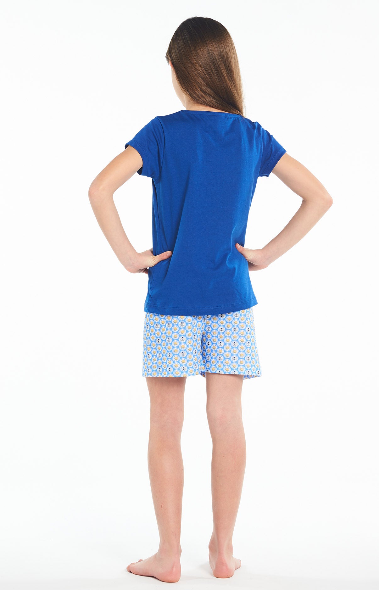 arthur-bob-pyjashort-paquerette-azur-coton-bio-4a image 6