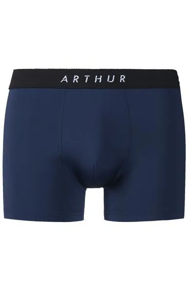 arthur-bob-marine-boxer-homme-marine-polyamide-court image 1