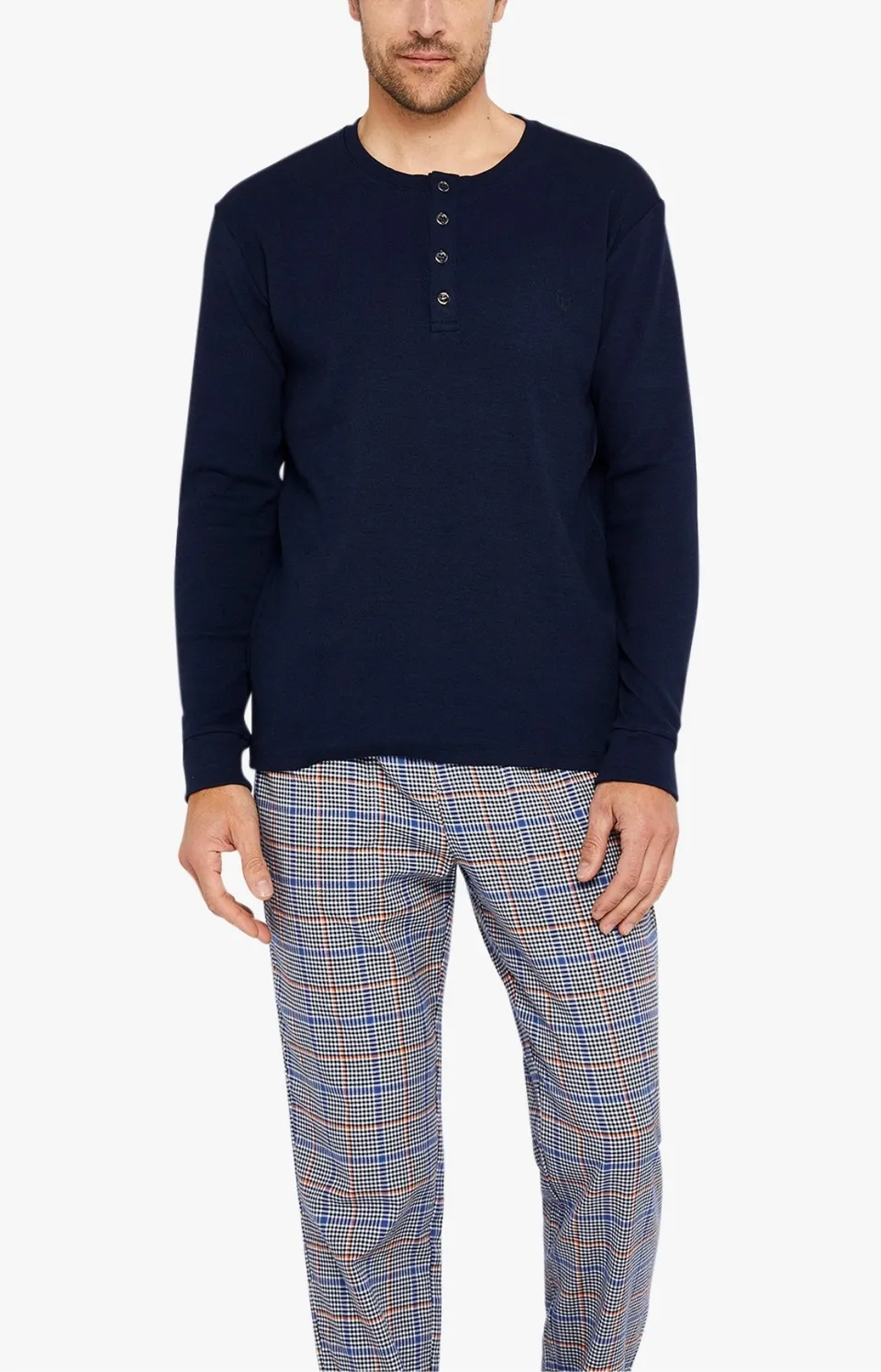 arthur-bob-t-shirt-manches-longues-coton-bio-nuit image 1