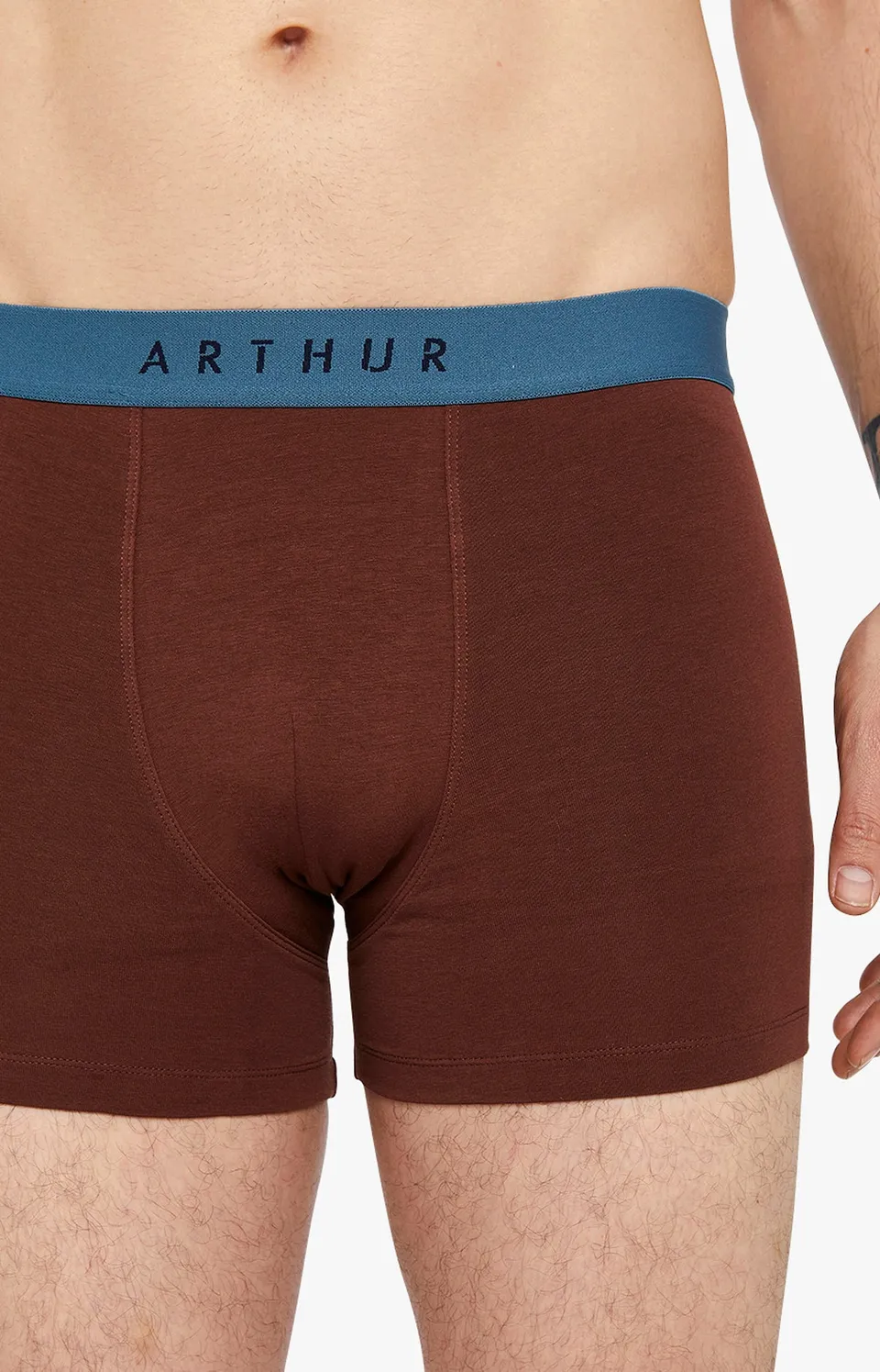 arthur-bob-boxer-coton-chocolat-uni-s-xxl image 1
