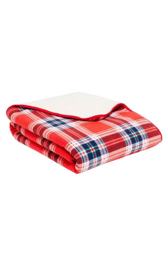 arthur-bob-logan-plaid-polaire-rouge-tartan image 1