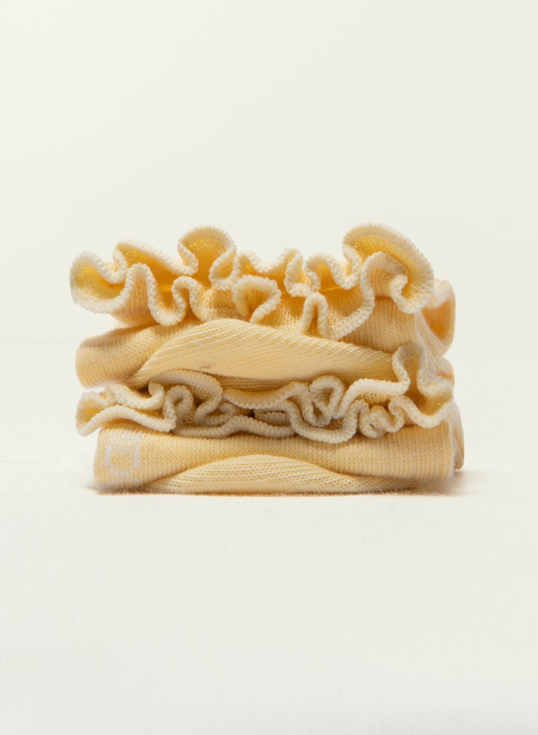 archiduchesse-fantaisie-collerettes-bouton-d-or-chaussettes-jaune-36-41 image 1