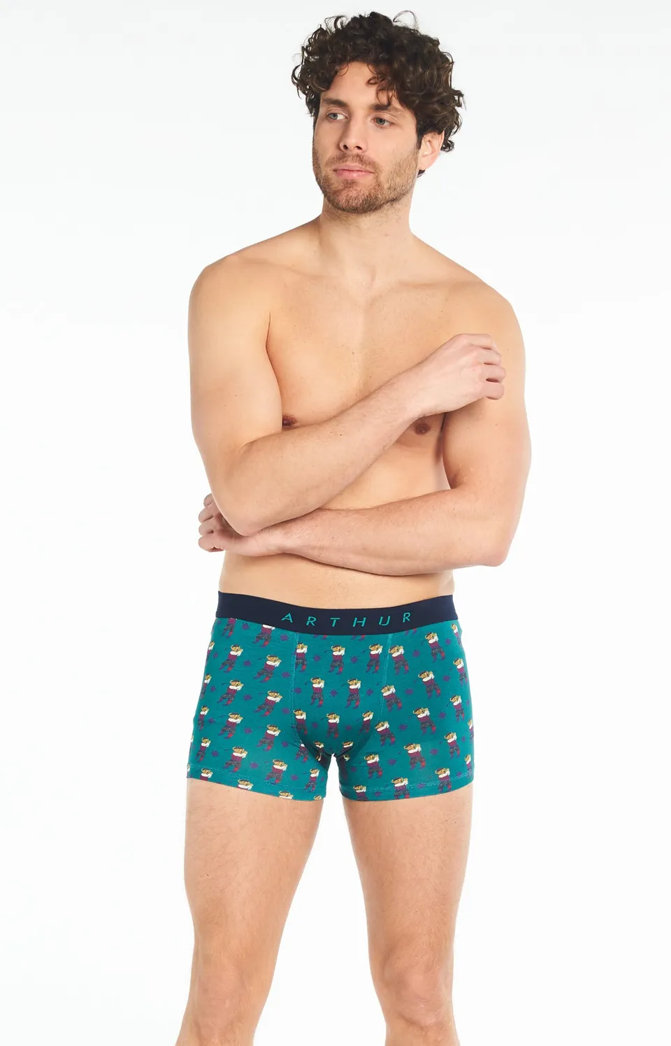 arthur-bob-green-de-champion-boxer-homme-vert image 1