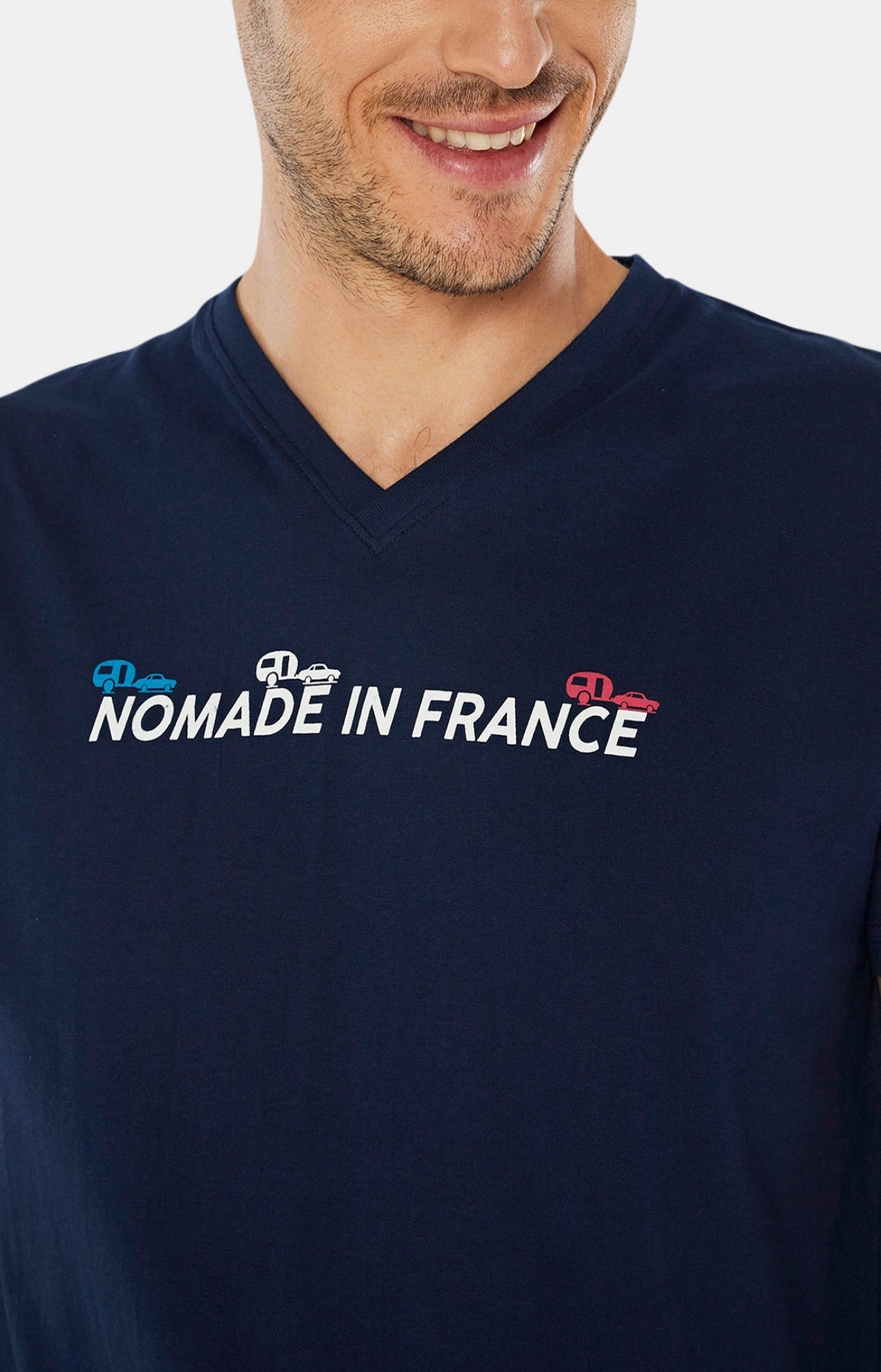 arthur-bob-nomade-in-france-pyjashort-rouge-coton-bio image 2