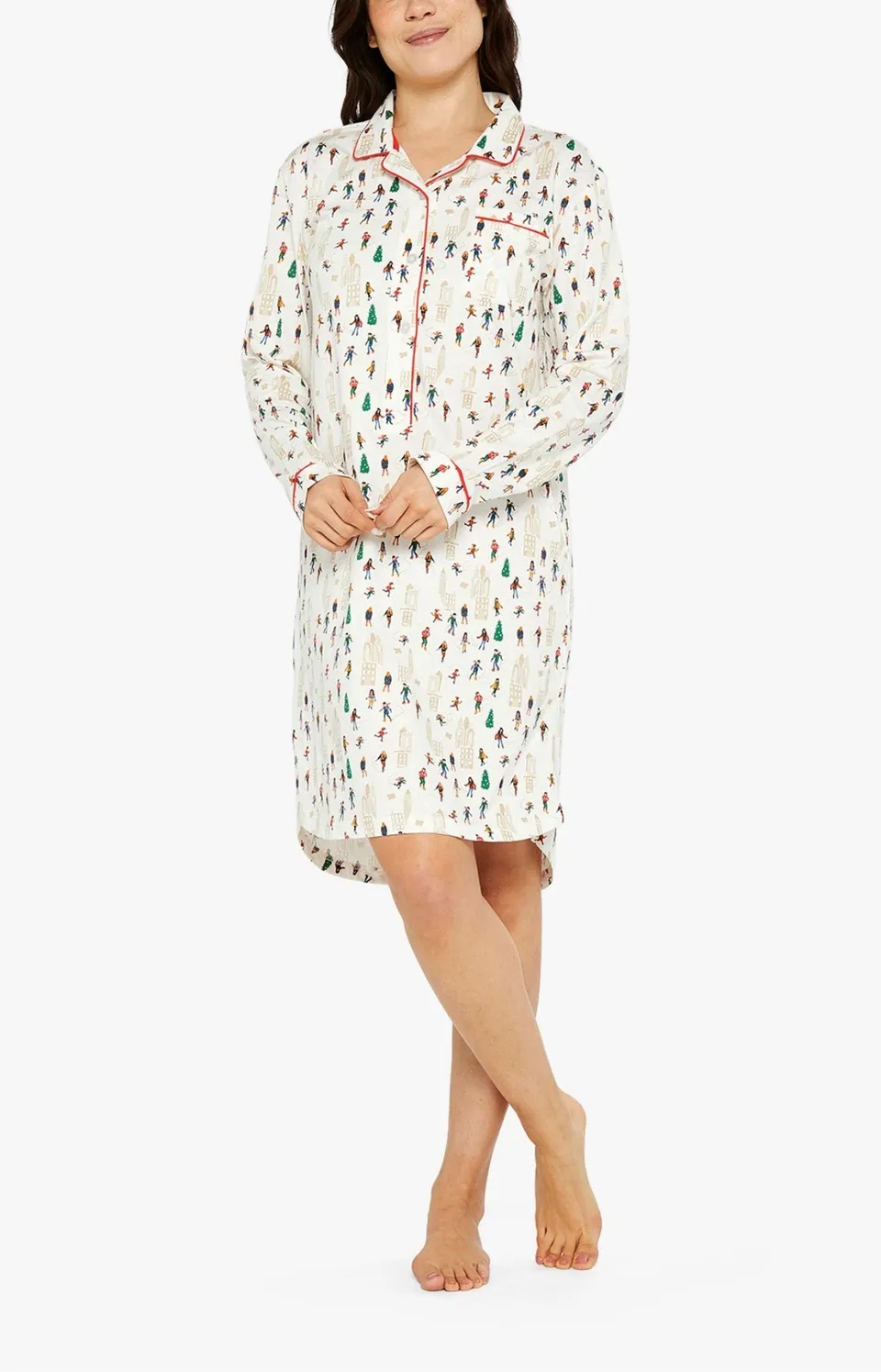 arthur-bob-matin-glace-chemise-de-nuit-femme-ivoire image 1