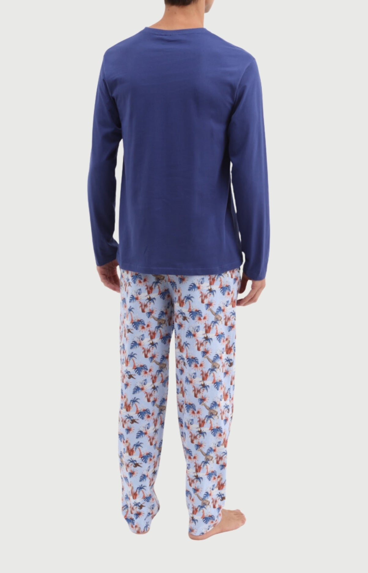 arthur-bob-oasif-pyjama-jersey-azur-xxl-coton-homme image 4