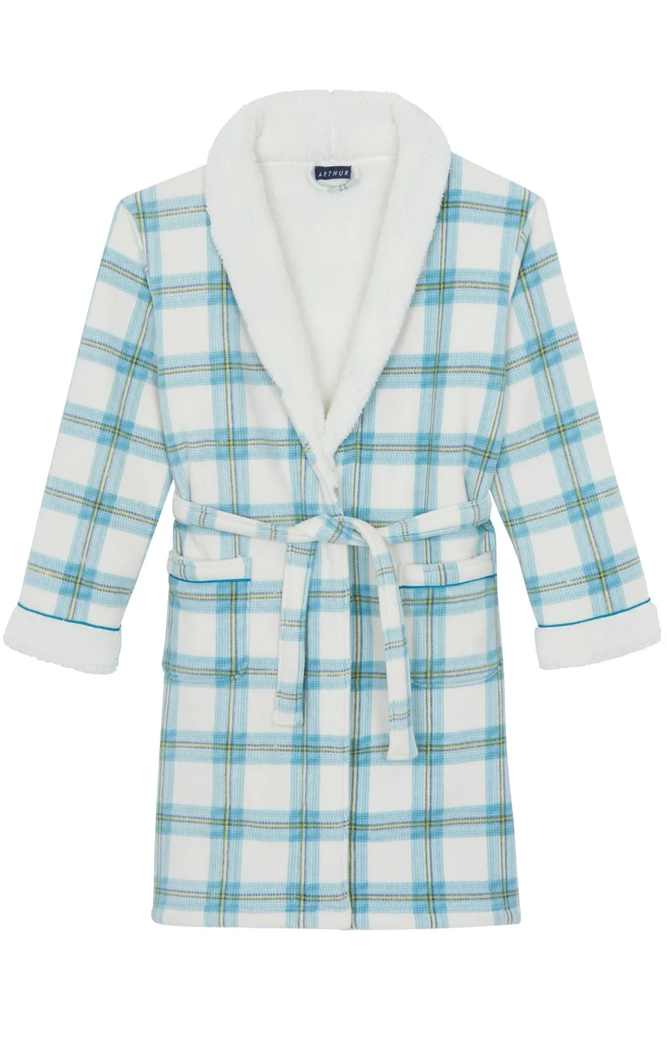 arthur-bob-robe-de-chambre-maryline-ivoire-polaire-sherpa image 1