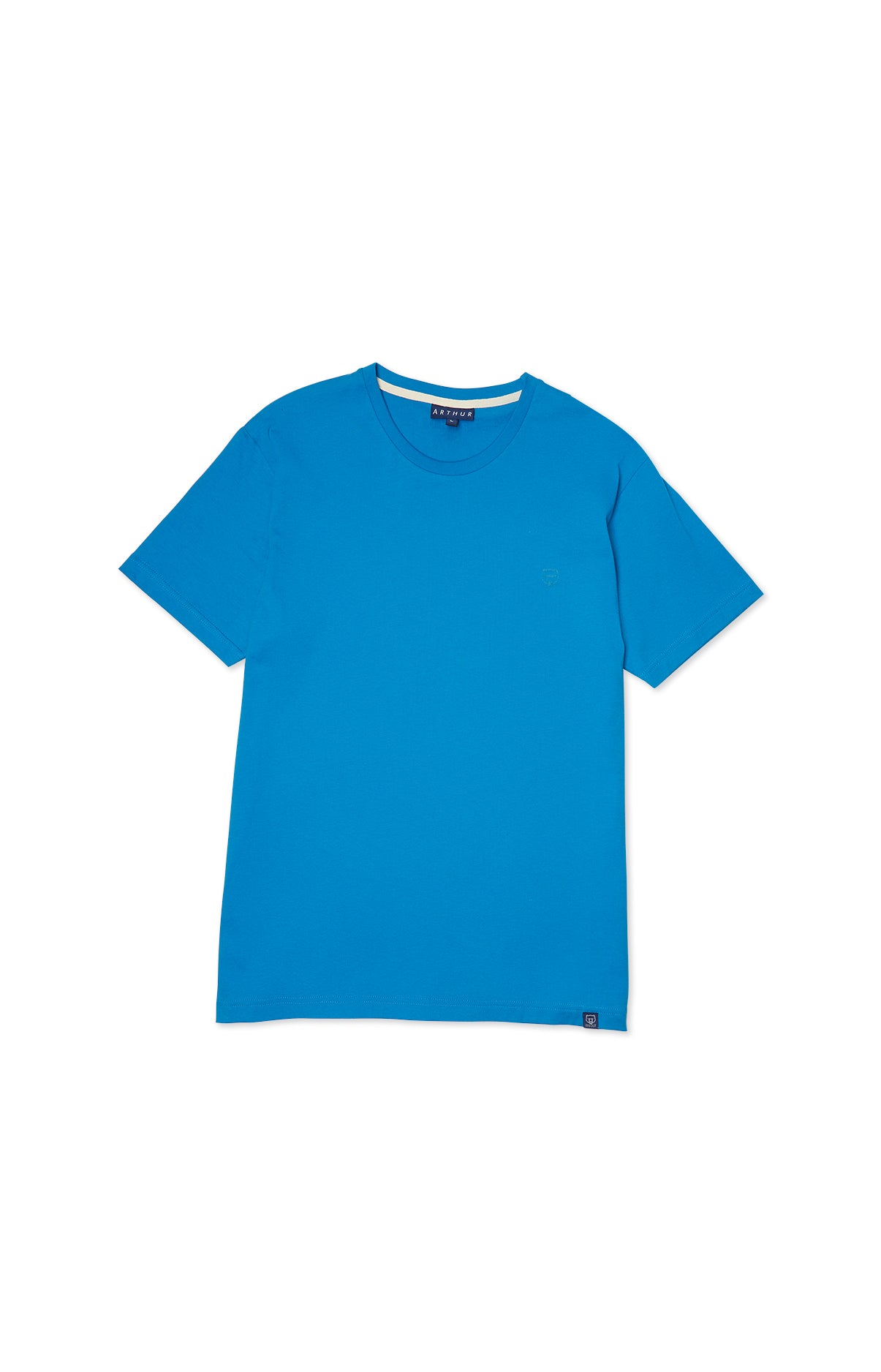 arthur-bob-tee-shirt-uni-roi-bleu-coton-bio-s image 3
