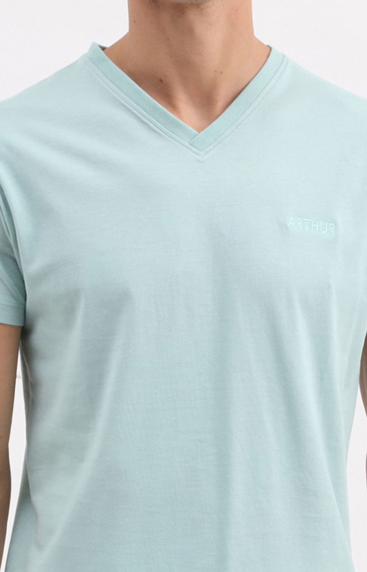 arthur-bob-marlon-pyjashort-homme-celadon-coton image 2