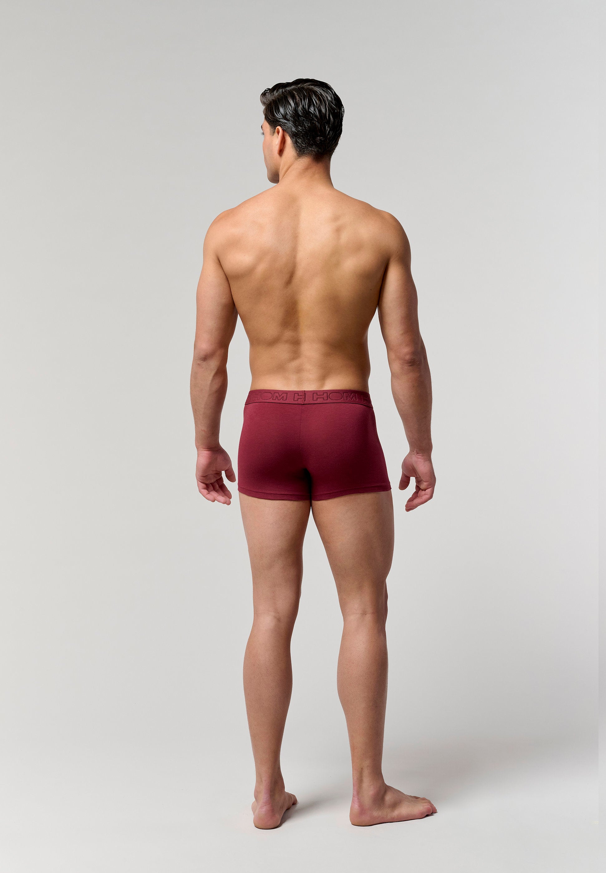 hom-armand-slip-boxer-coton-homme-lot-3-noir-kaki image 5
