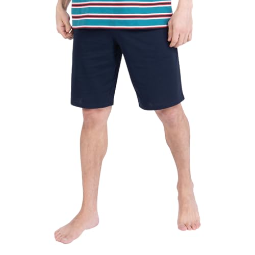 athena-easy-coton-pyjama-court-homme-l-rayures-aventure image 8