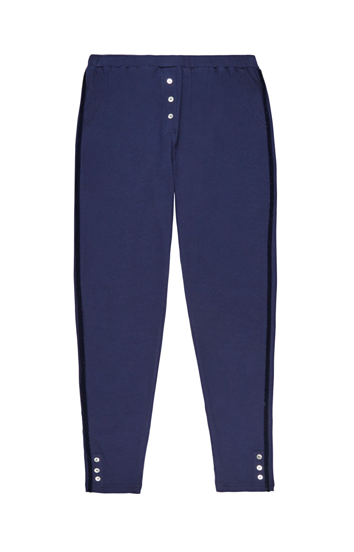 arthur-bob-legging-coton-bio-marine-femme image 4