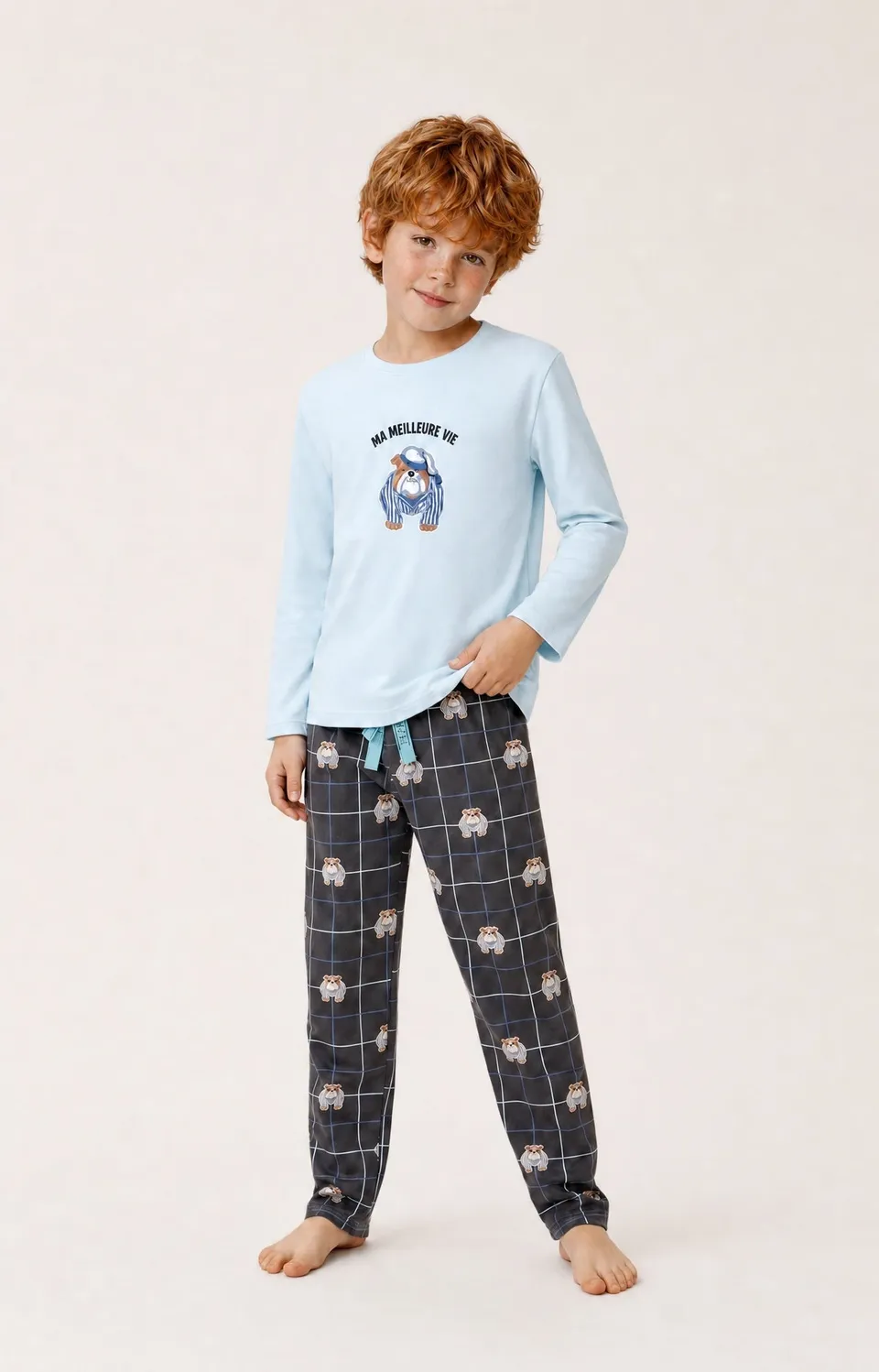 arthur-bob-pyjama-ma-meilleure-vie-ebony-coton-bio image 1