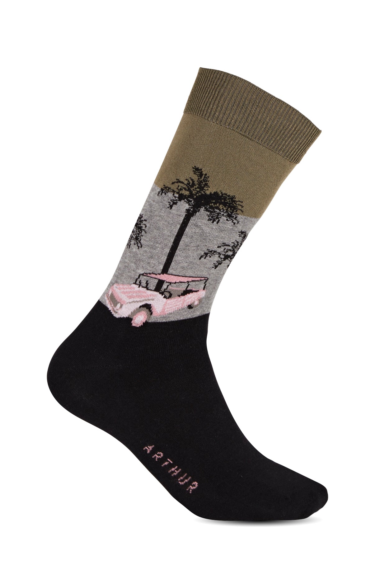 arthur-bob-chaussettes-mehari-coton-gris-39-45-confort image 1