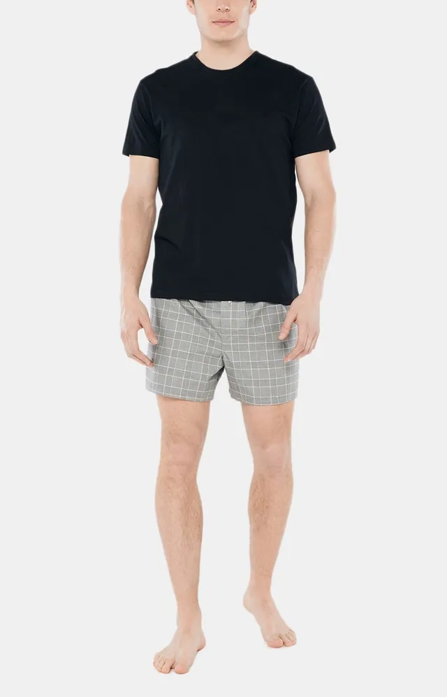 arthur-bob-pyjam-ricain-rayures-995-pyjama-homme-gris-coton-bio image 1