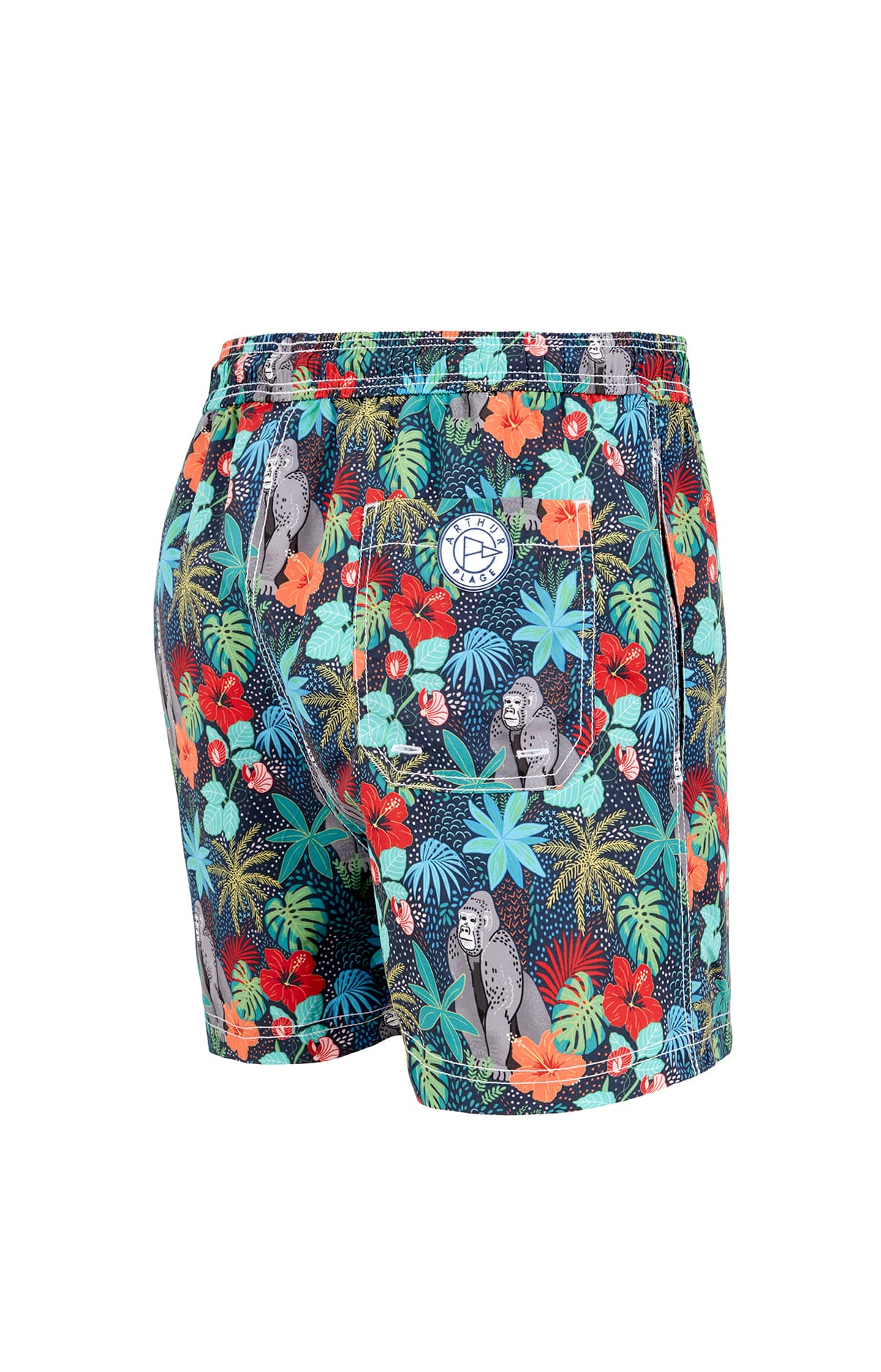 arthur-bob-jungle-short-de-bain-homme-multicolore-m image 7
