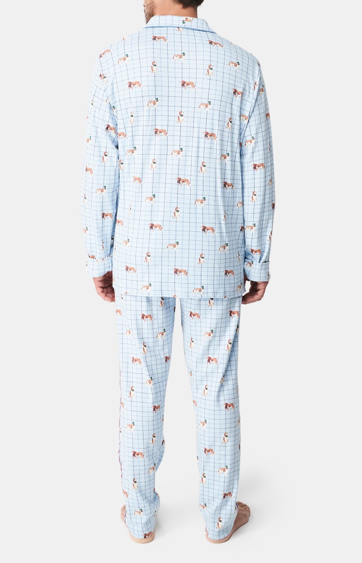 arthur-bob-pyjama-boutonn-wouf-coton-pais-ciel image 5