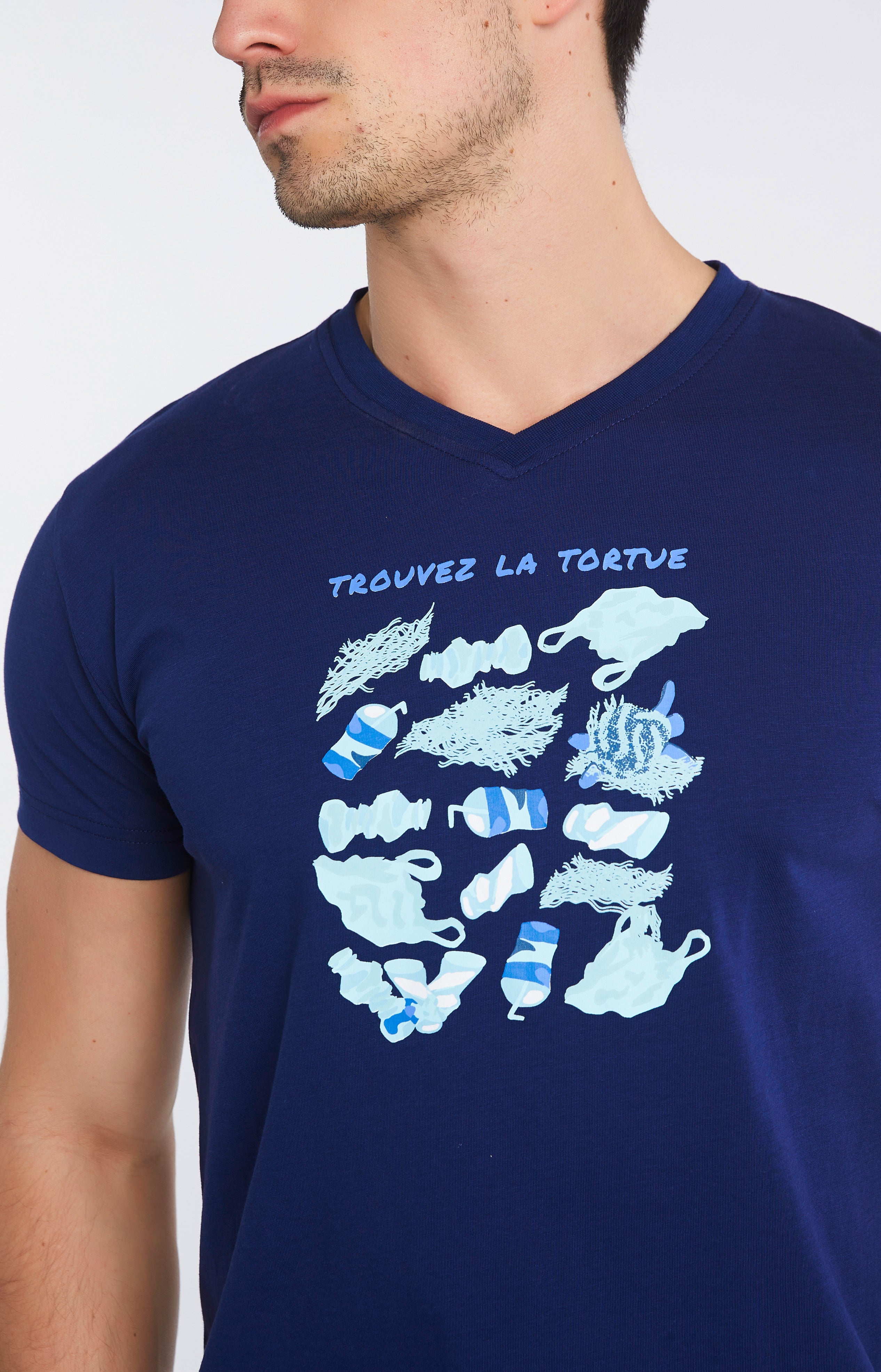arthur-bob-pyjashort-tortue-lagon-bleu-coton-bio-court image 7