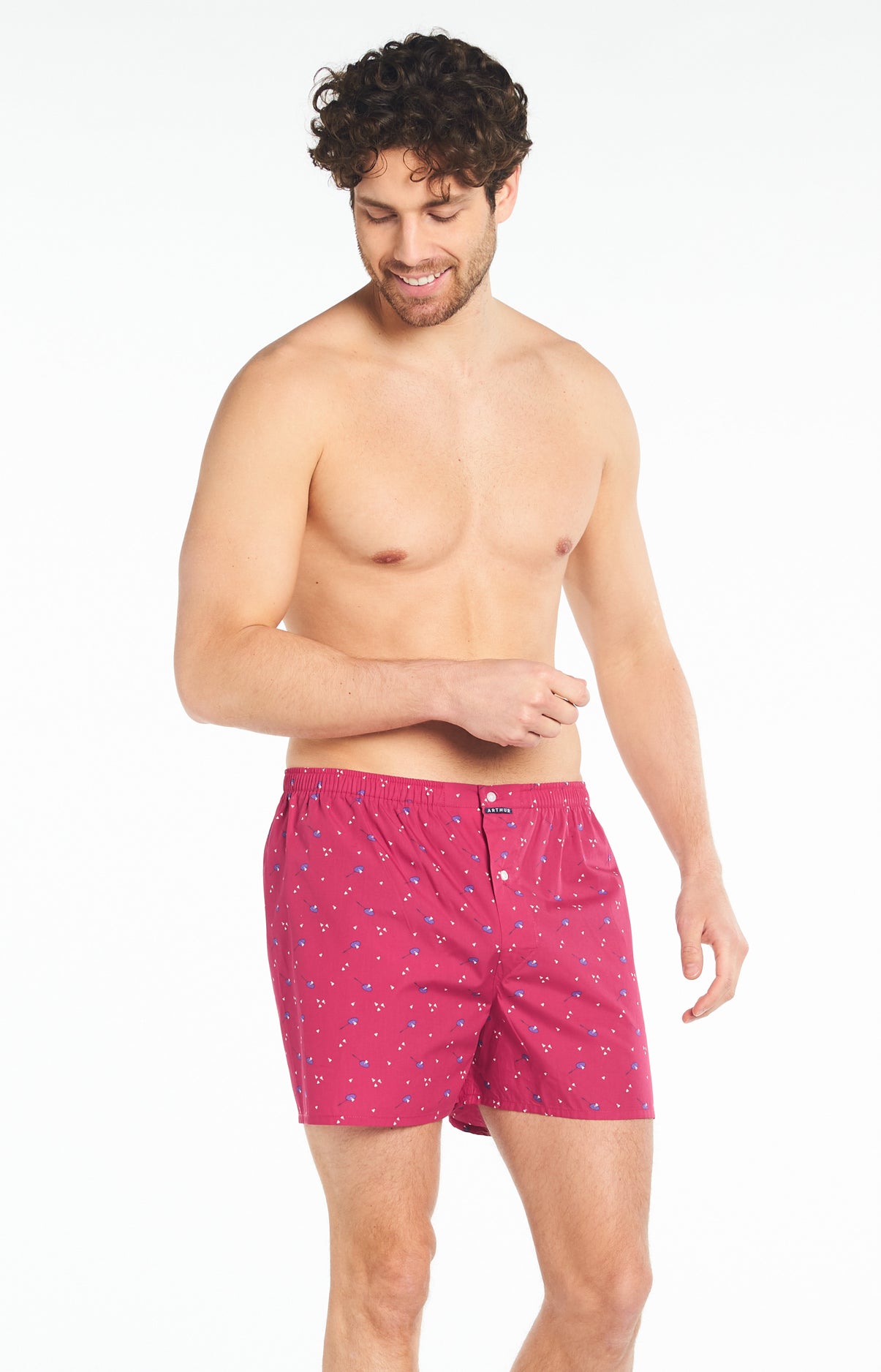 arthur-le-club-cale-on-badminton-rouge-s-xxl-coton-bio image 5