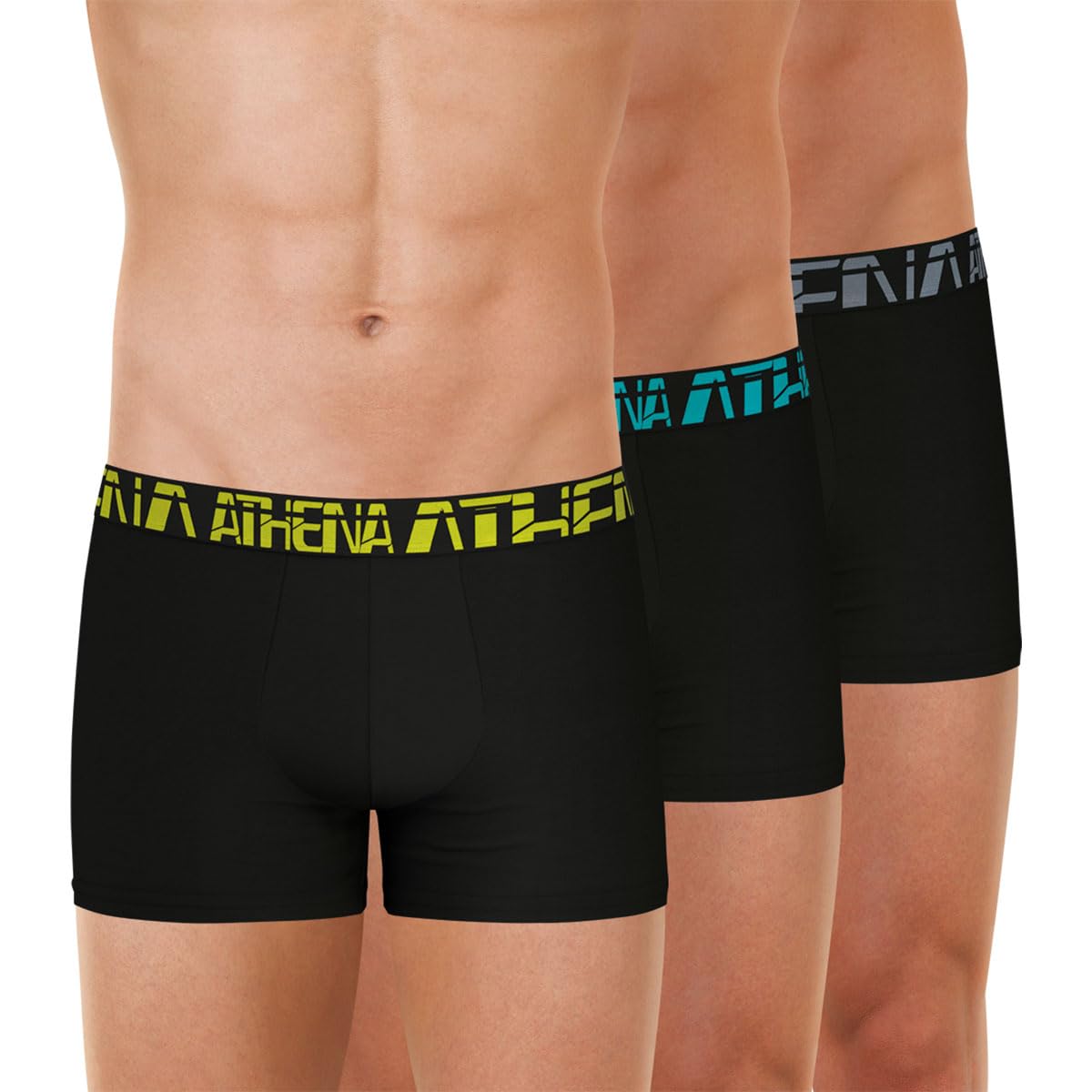 athena-720-stretch-micro-boxer-homme-x3-noir-taille-m image 7