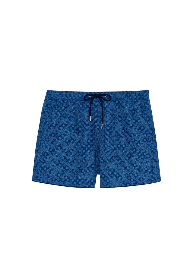 hom-h-fresh-hendaye-402935-short-de-plage-bleu-losanges image 1