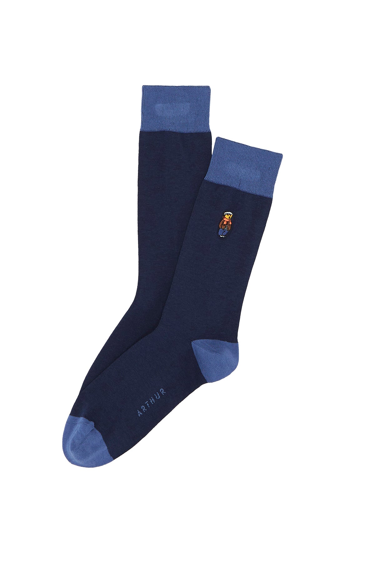 arthur-bob-oliver-twist-chaussettes-marine-40-46 image 1
