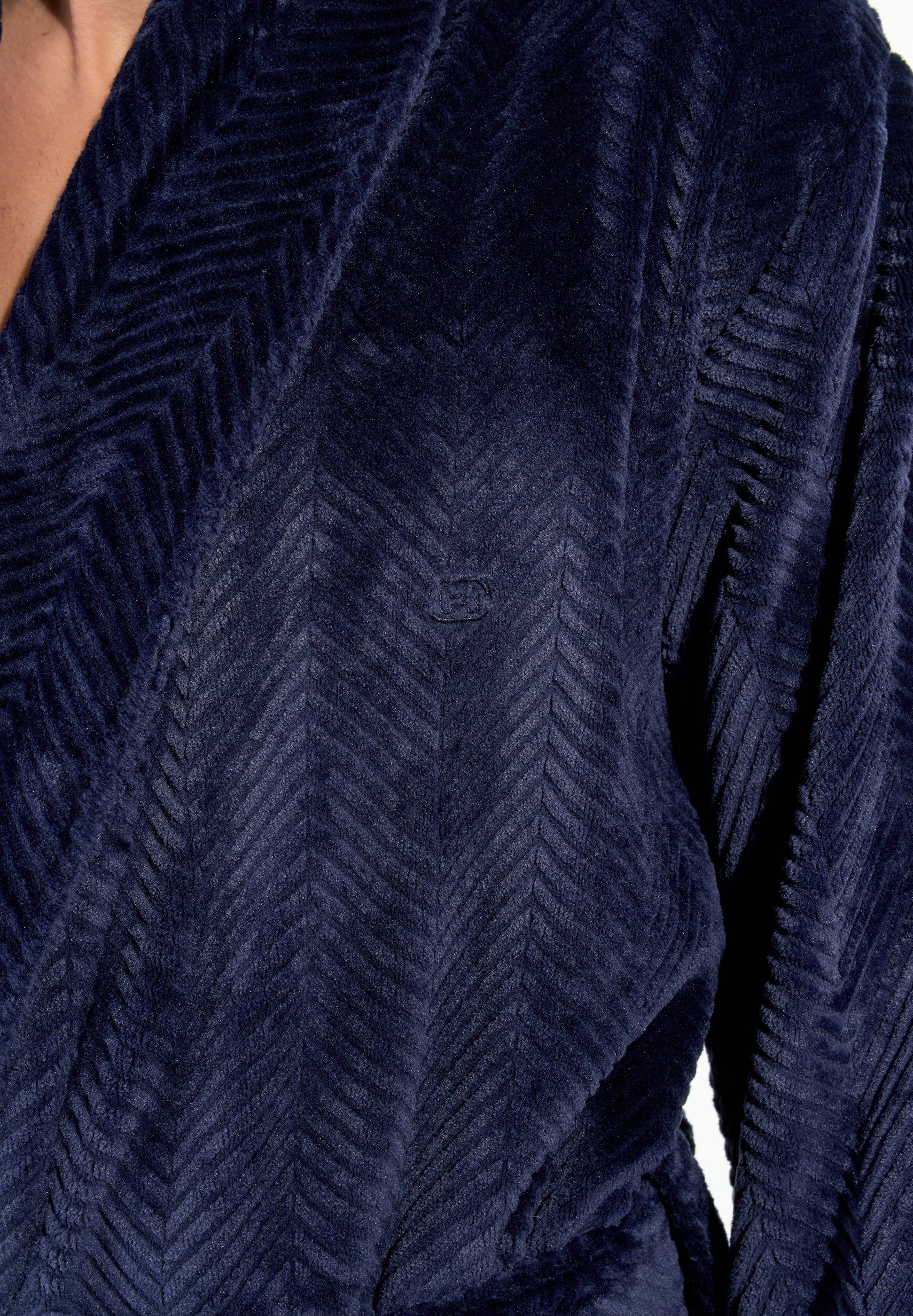 hom-modal-comfort-everest-peignoir-homme-marine-xl image 3