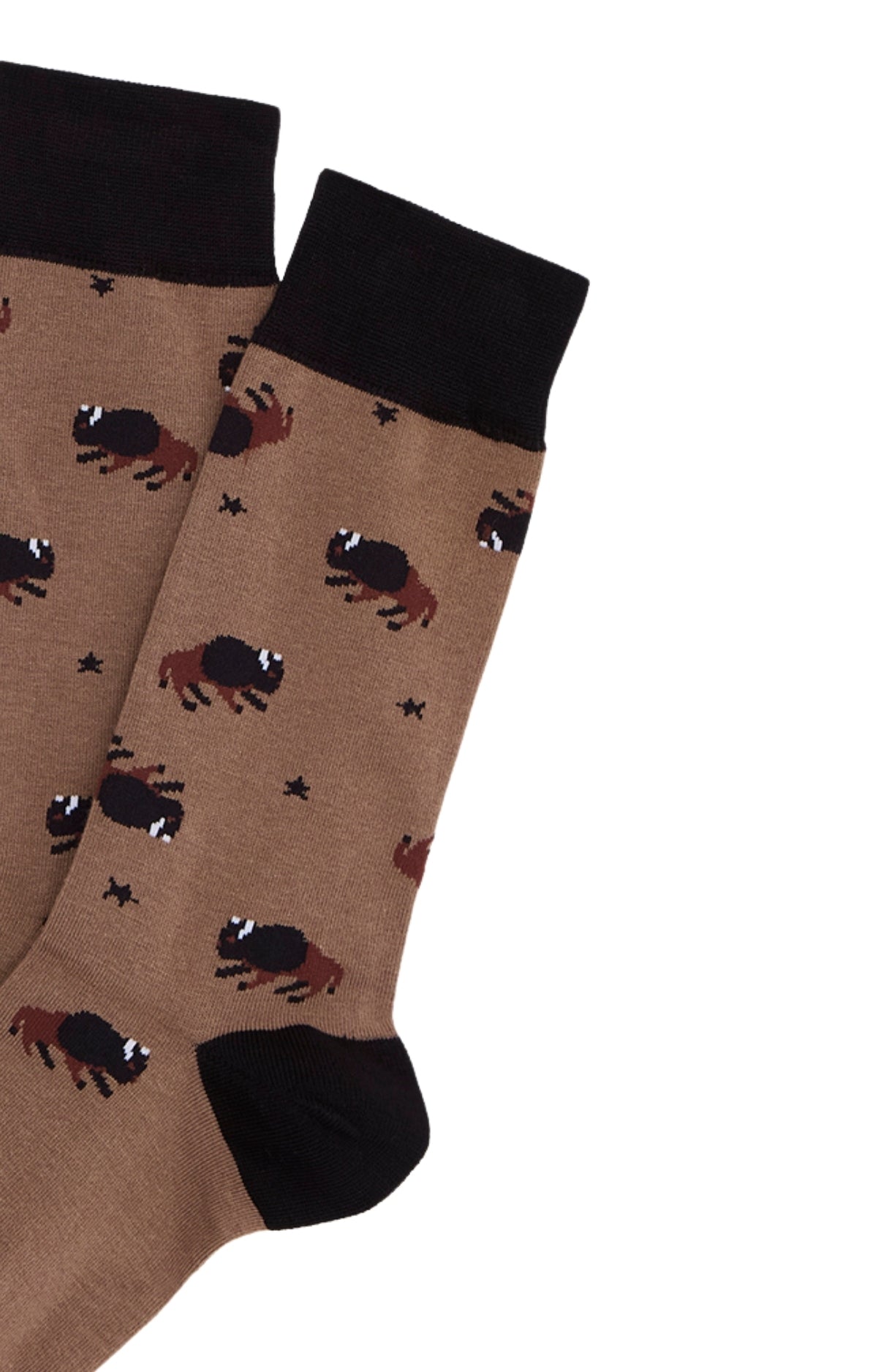 arthur-en-plaine-nuit-chaussettes-homme-caramel-coton image 2