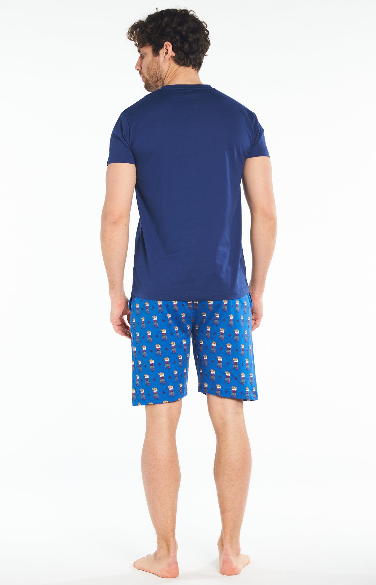 arthur-bob-green-de-champion-pyjashort-homme-roi-coton-bio image 4