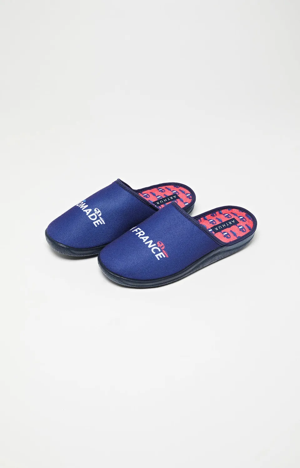 arthur-bob-mules-nomade-in-france-rouge-mousse image 1